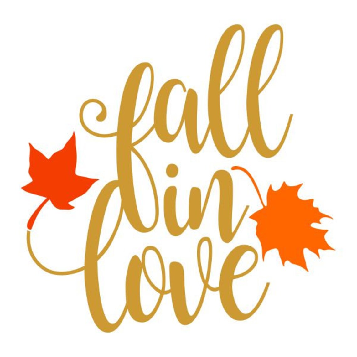 Fall in Love Clip Art PNGJPEG - Etsy