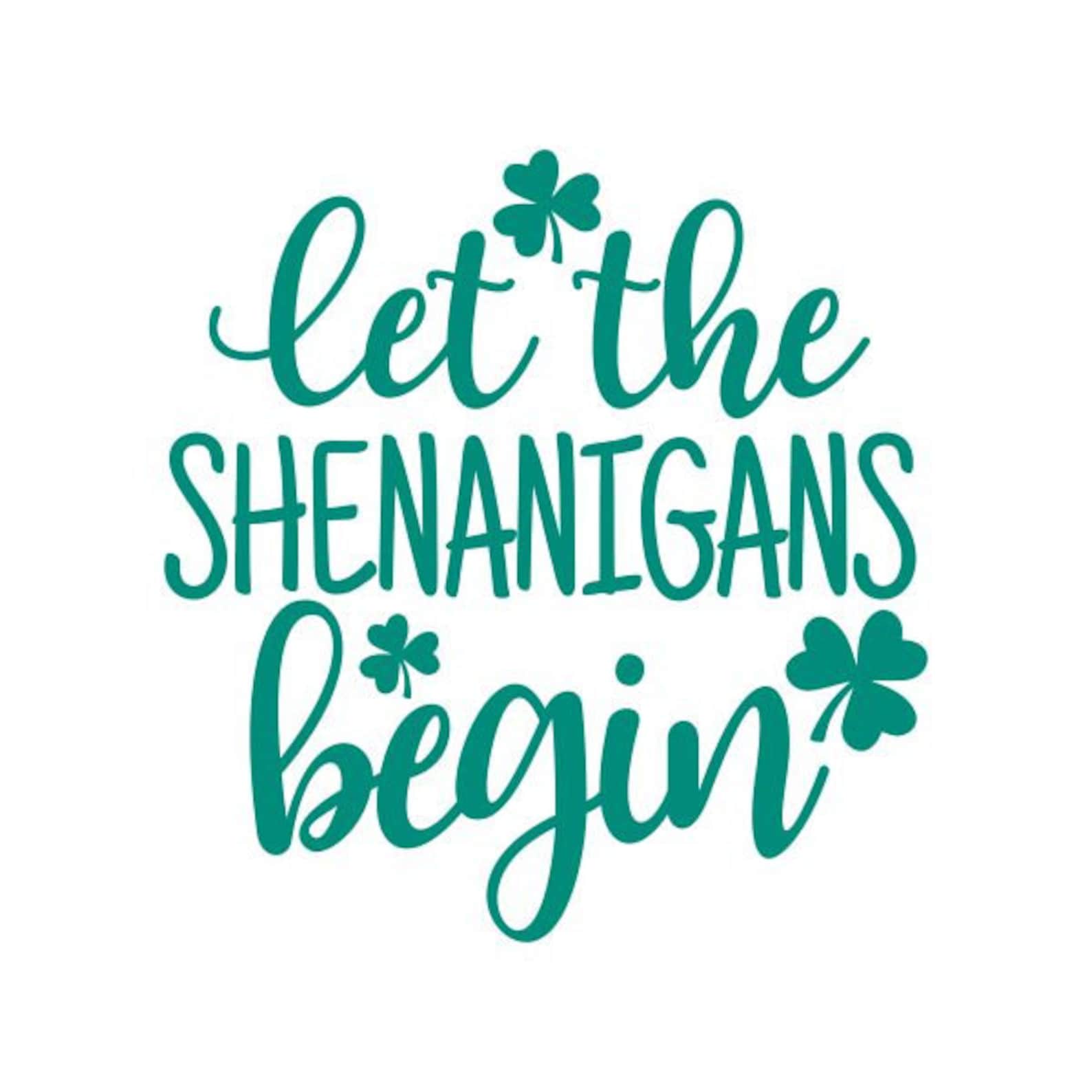 Let the Shenanigans Begin Clip Art PNGJPEG | Etsy