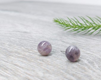 Gemstone stud Earrings, gemStuds, Gemstone Earrings, Gemstone Round Stud Earrings, Crystal Earrings, Small Stud Earrings, gem Studs, Crystal