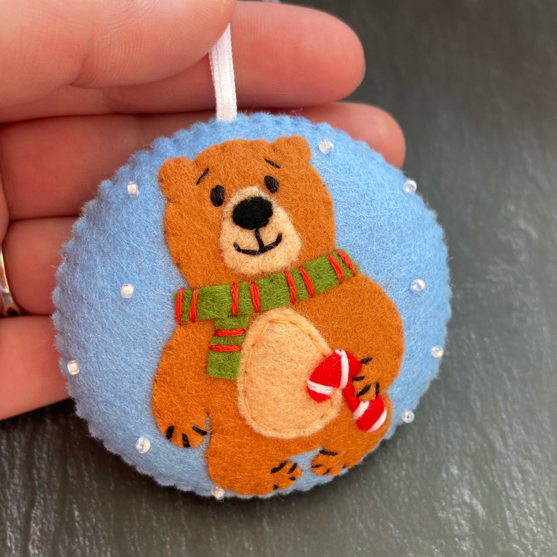 Felt Christmas Decorations Handmade Christmas Ornaments Owl Etsy