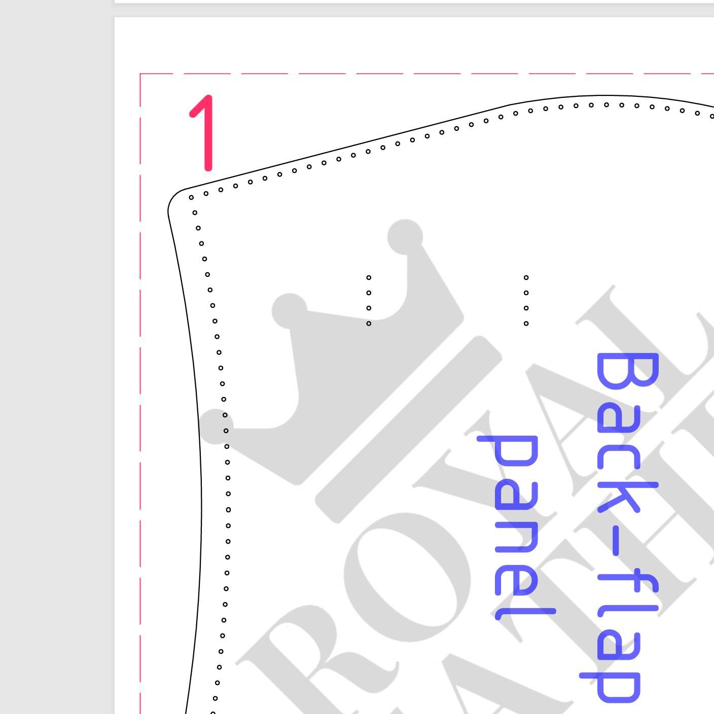 PDF & DXF Pattern Crossbody Waist Bag Template Chest Shoulder Crossbody ...