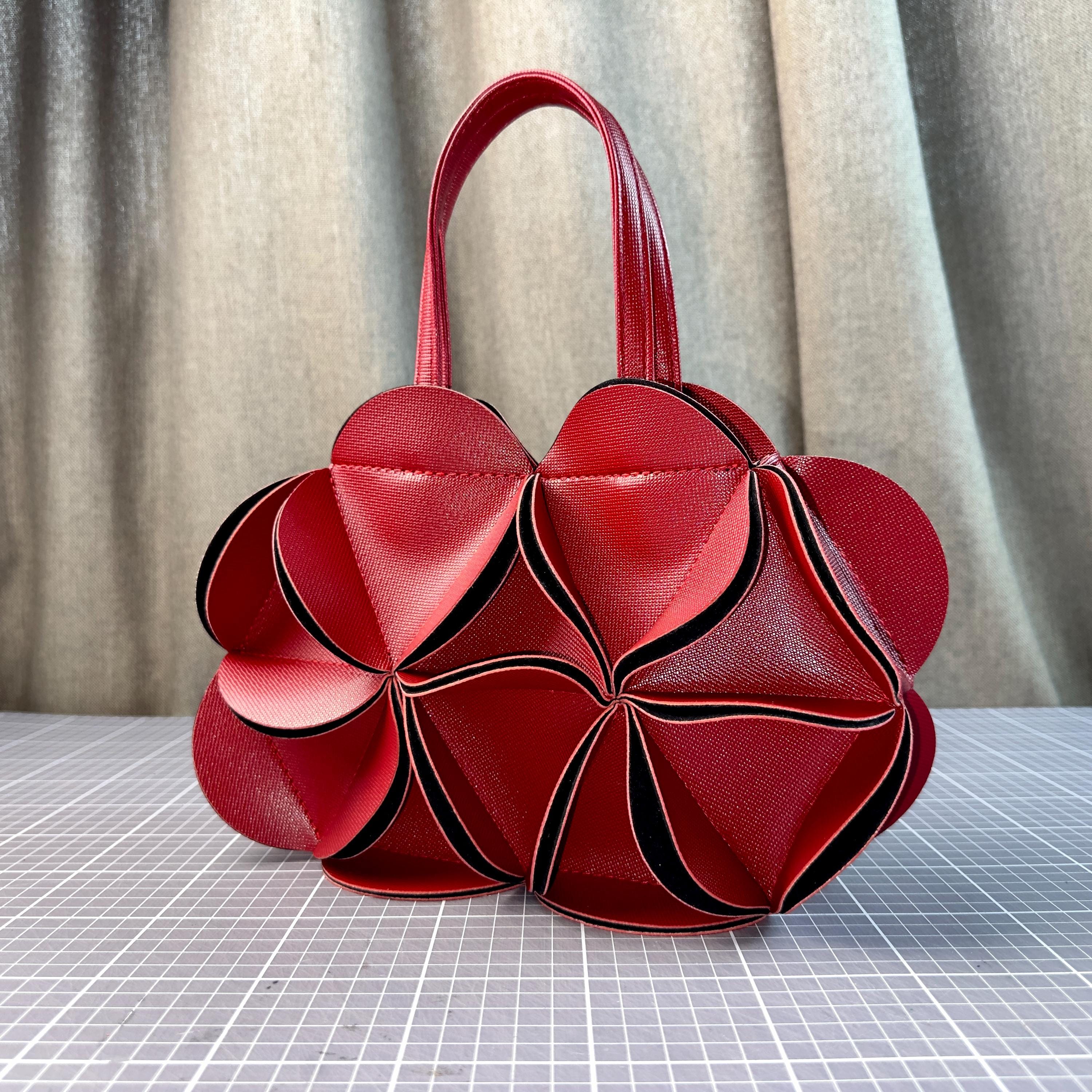 PDF & DXF Pattern Tote Shoulder Bag Template Bucket Bag - Etsy