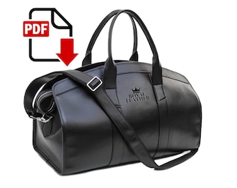 PDF Pattern Travel Sport Gym Bag Template