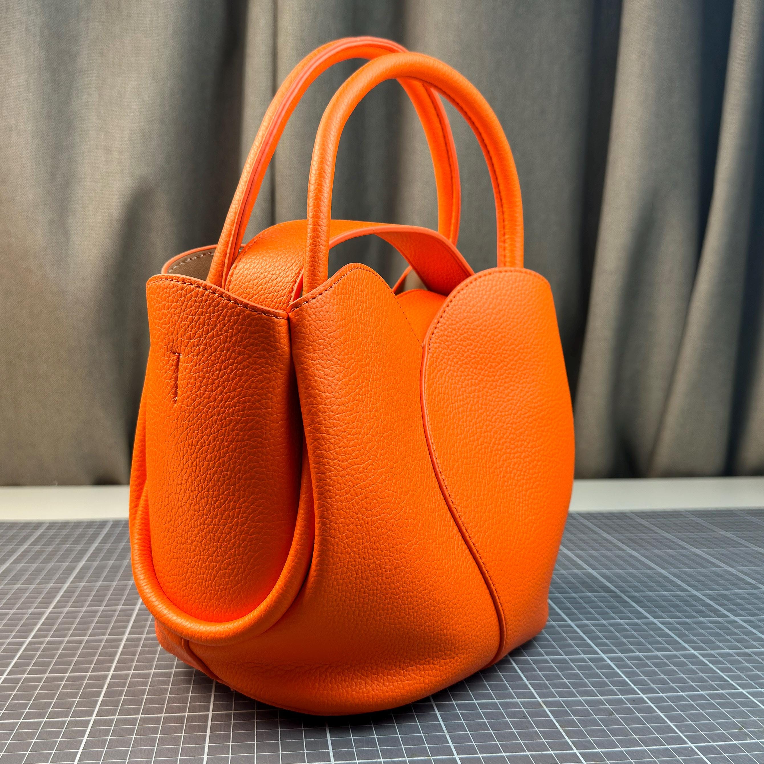 PDF & DXF Pattern Leather Tote Shoulder Bag Template DIY Handbag ...