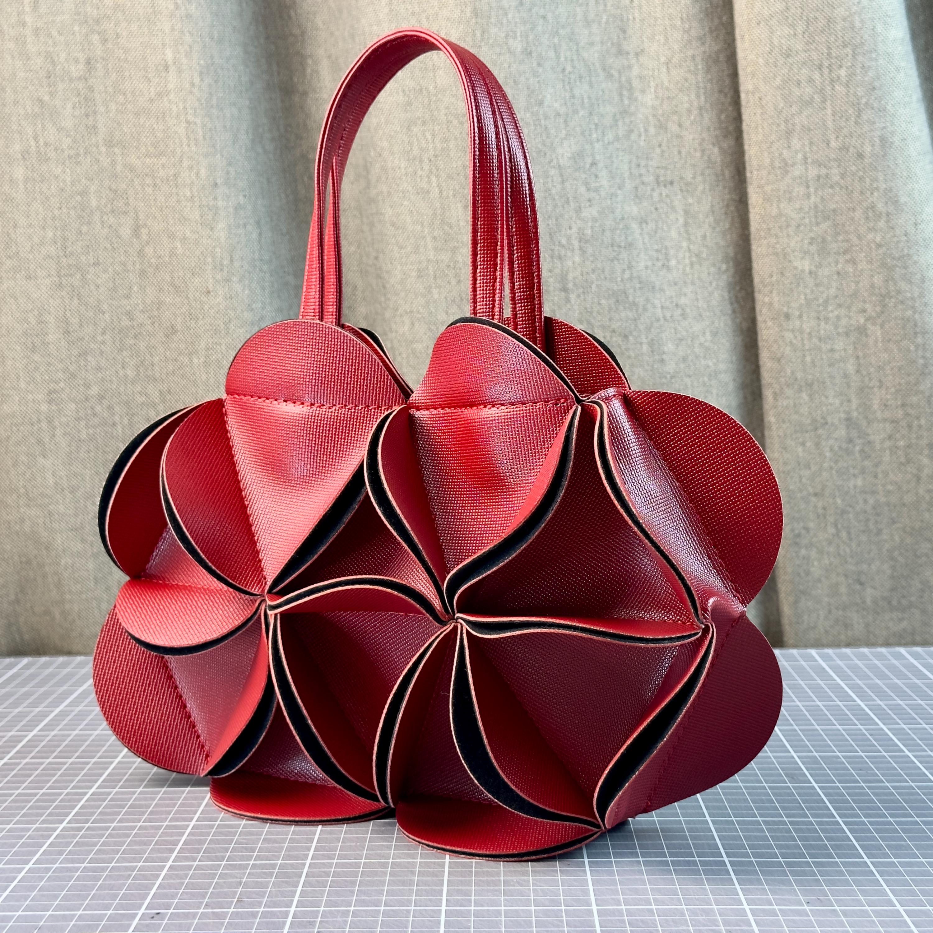 PDF & DXF Pattern Tote Shoulder Bag Template Bucket Bag - Etsy