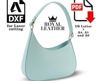 Crossbody Leather Bag PDF Pattern: DIY Designer Shoulder Purse (Digital Download)