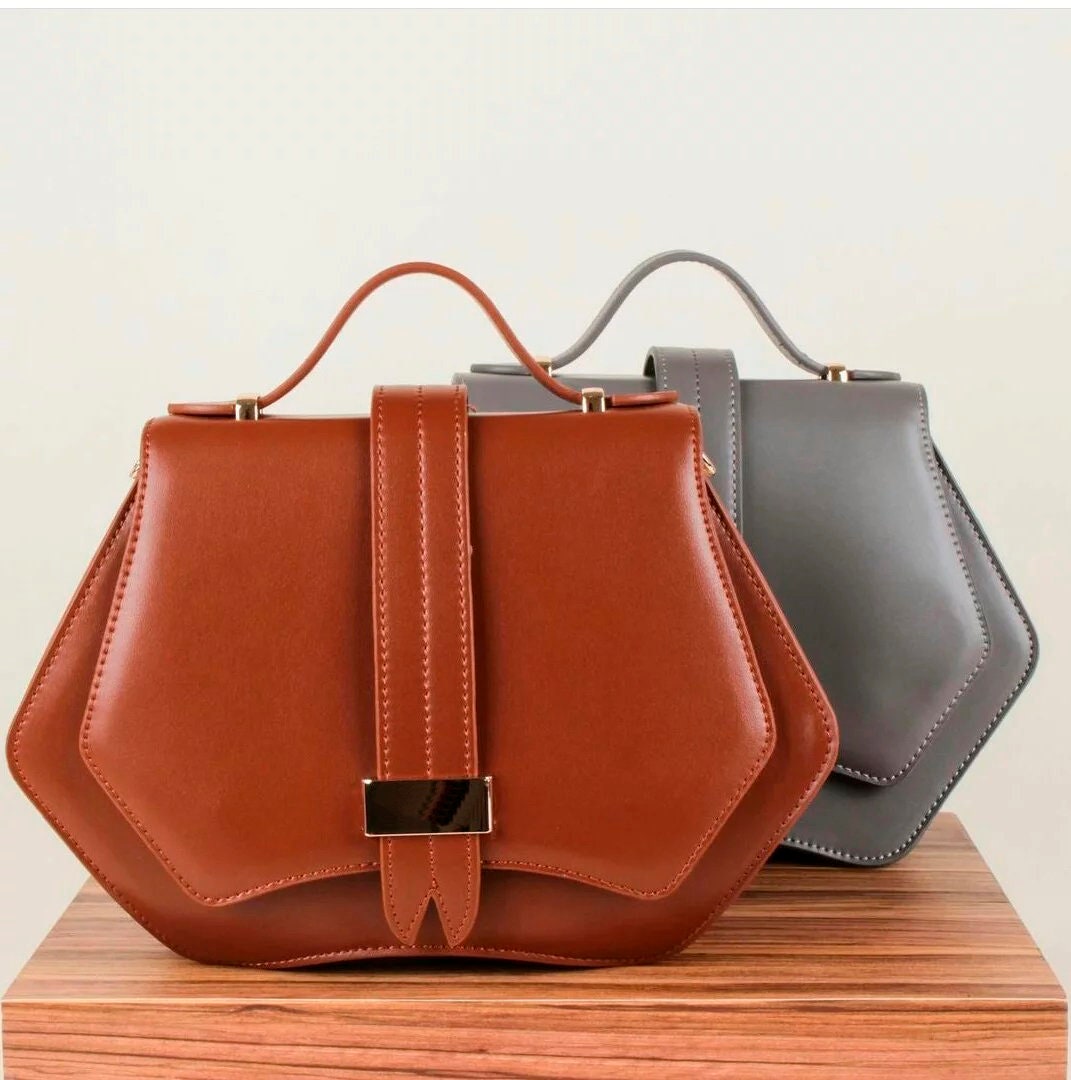 PDF Pattern Crossbody Top Handle Shoulder Bag Template Female DIY ...