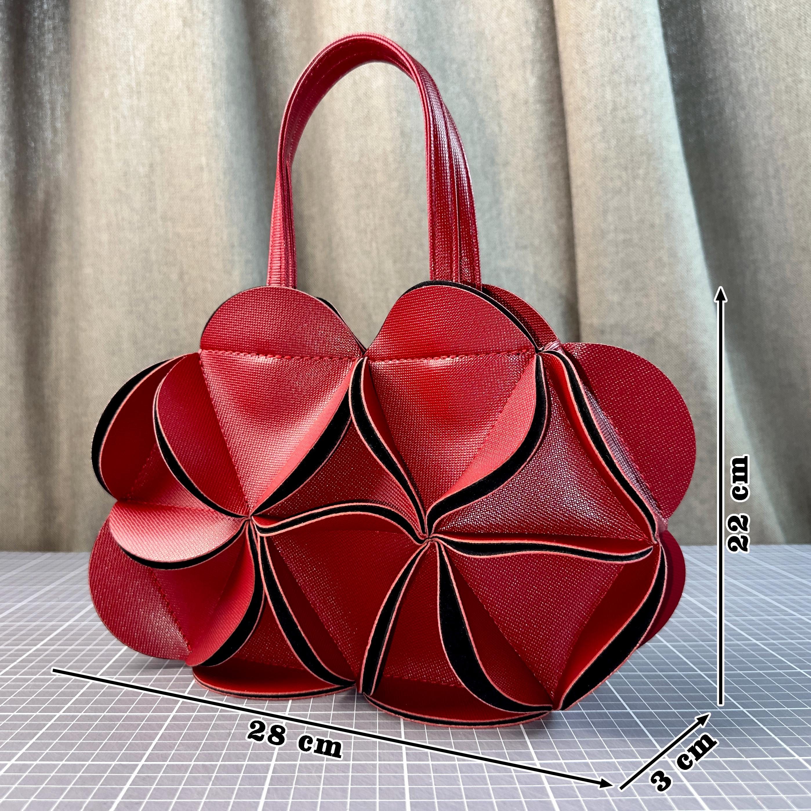 PDF & DXF Pattern Tote Shoulder Bag Template Bucket Bag - Etsy