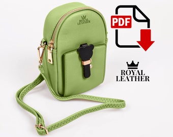 PDF Pattern Crossbody Shoulder Bag Template Female Shoulder Bag Wild Crossbody luxury handbag