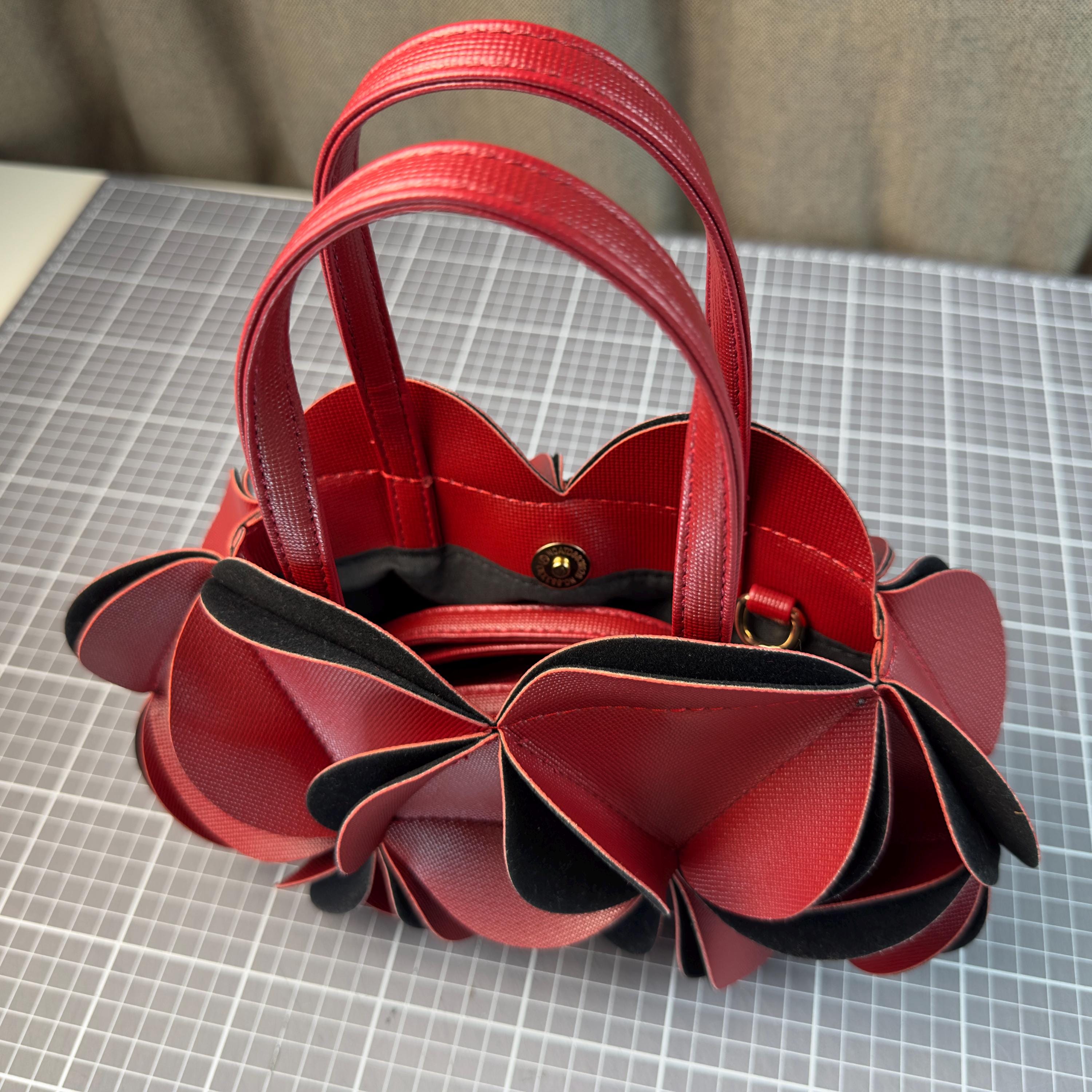 PDF & DXF Pattern Tote Shoulder Bag Template Bucket Bag - Etsy