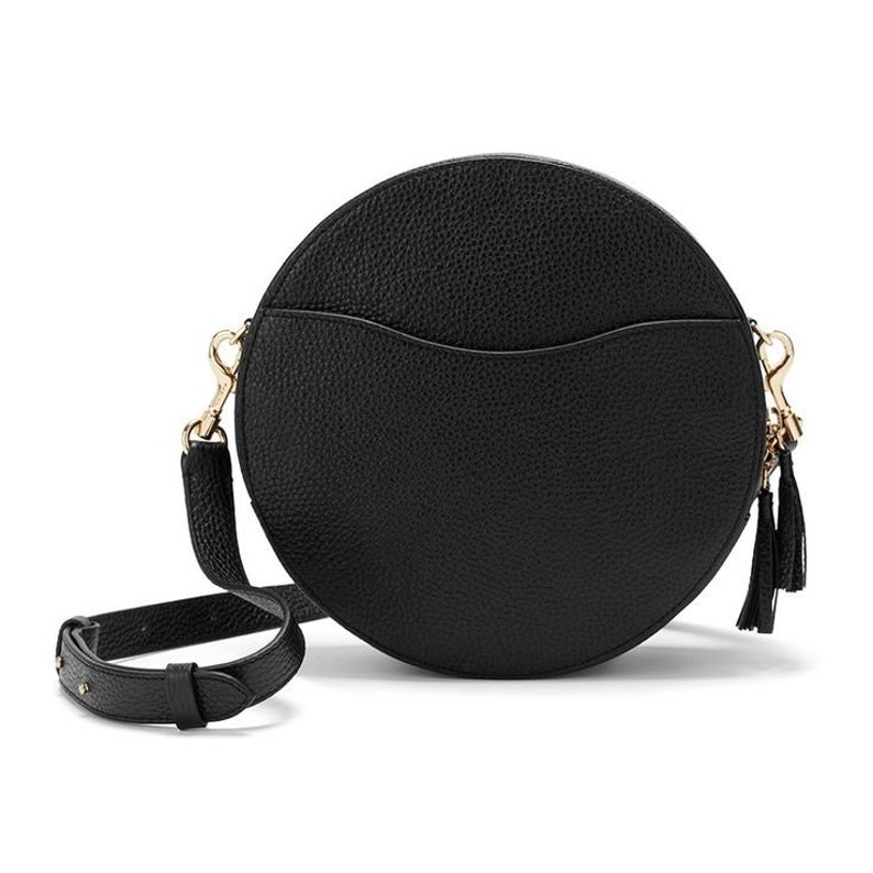 Round Leather Crossbody Bag Template: DIY Circle Purse Pattern (PDF ...