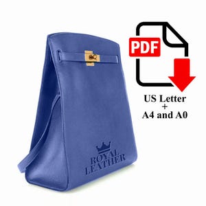 PDF Pattern Leather Crossbody Sling Bag Template Handbag Daily Bag Lady Tote Purses