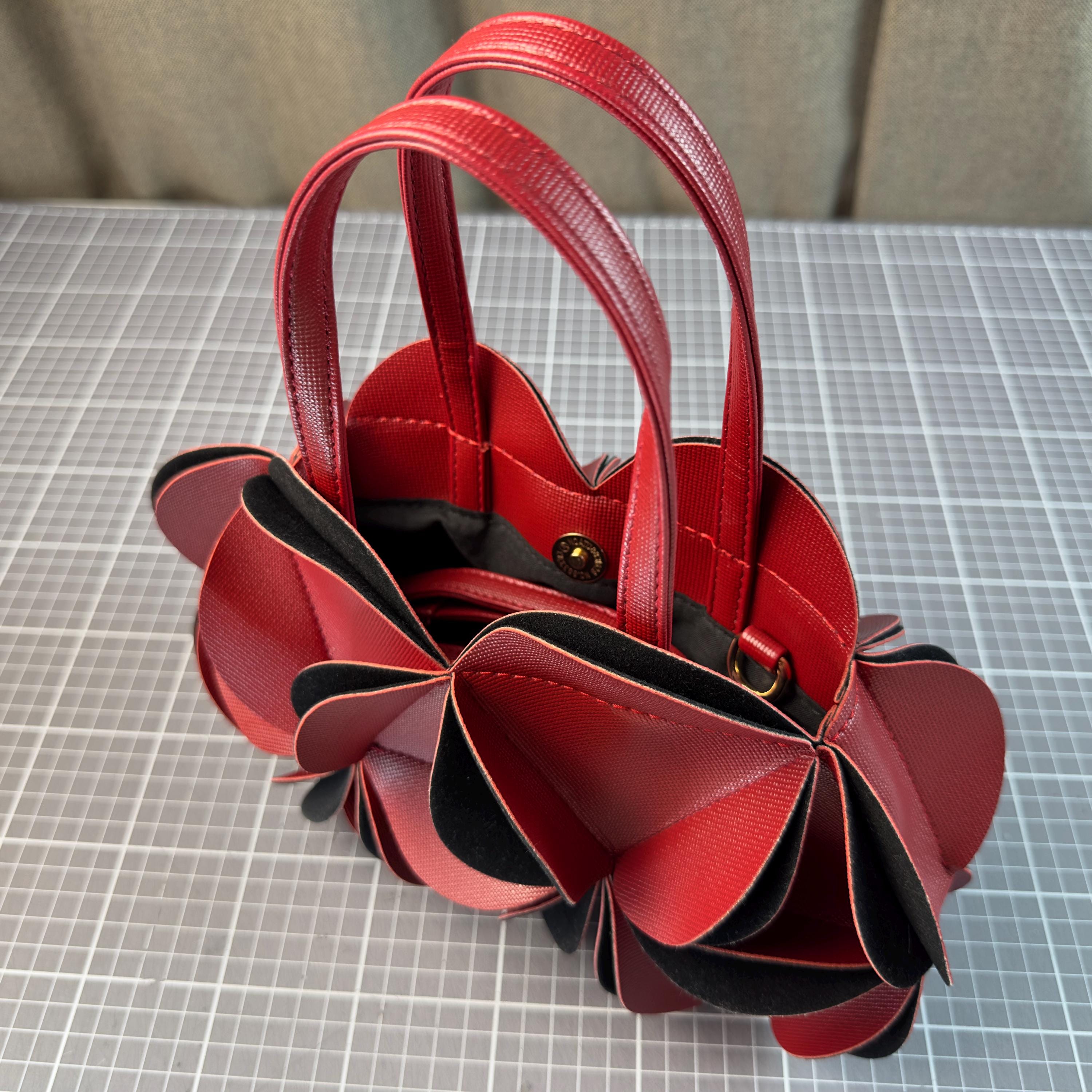 PDF & DXF Pattern Tote Shoulder Bag Template Bucket Bag - Etsy
