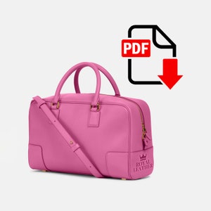 PDFパターンショルダークロスボディトップハンドルキャリーバッグテンプレート女性有名ブランドバッグワイルドクロスボディ高級ハンドバッグ秋冬