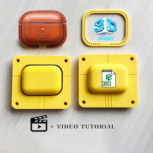 Custodia in pelle per AirPods 3 generazioni STL Mold Stampa digitale STL