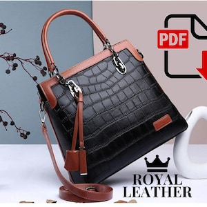 PDF Pattern Capacity Tote Top Handle Bag Template Female Famous Brand Shoulder Bag Wild Crossbody luxury handbag autumn and winter