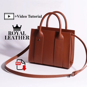 Modèle PDF Modèle de sac fourre-tout en cuir pour femme Modèle de sac fourre-tout en cuir pour femme
