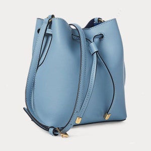 Luxury Designer Small PU Leather Bucket Crossbody Bags For Women