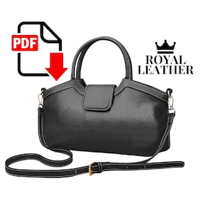 PDF Schnittmuster Tote Schultertasche Vorlage Bucket Purse Casual Shopping Bag Pattern Ranzen Capacity Tote Pattern