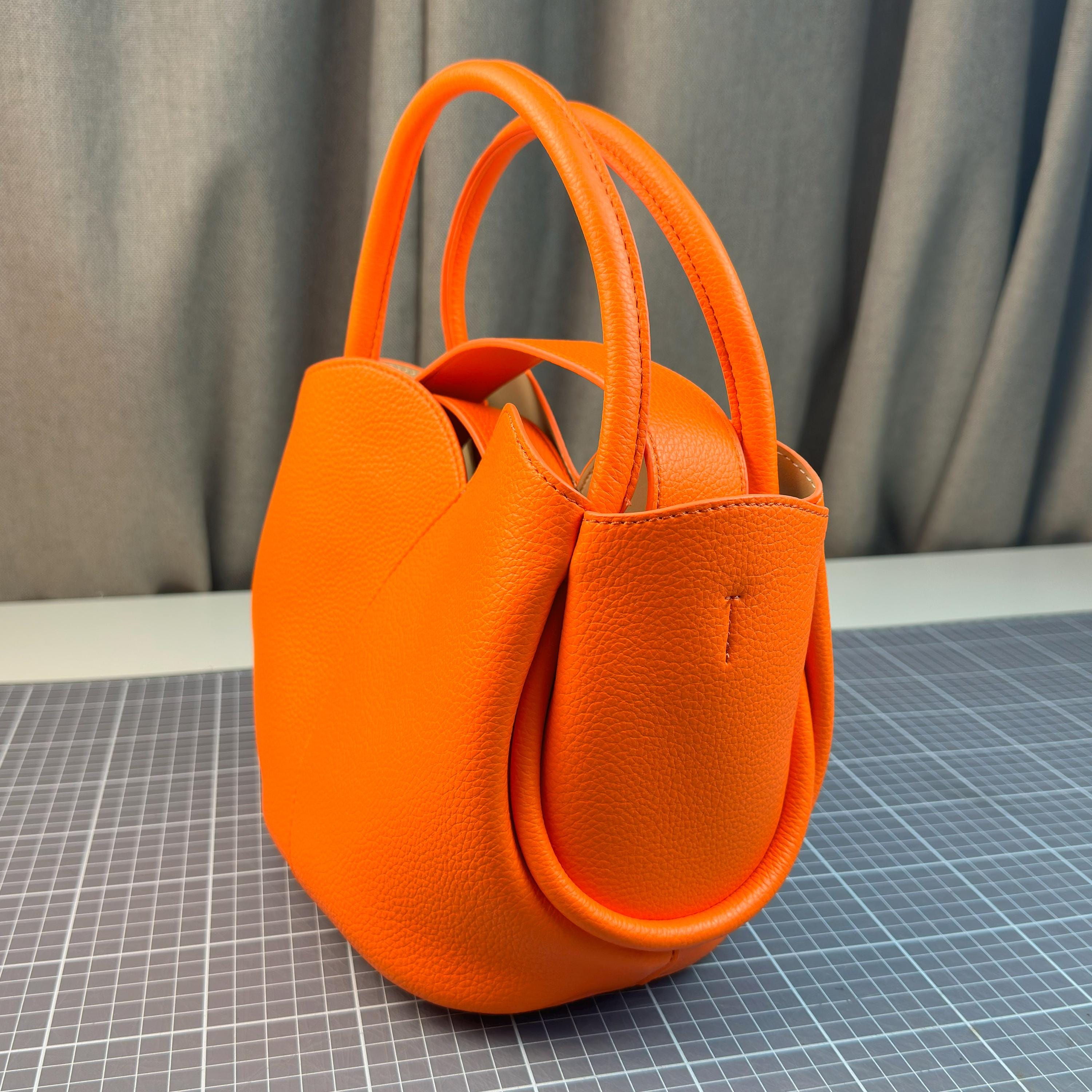 PDF & DXF Pattern Leather Tote Shoulder Bag Template DIY Handbag ...