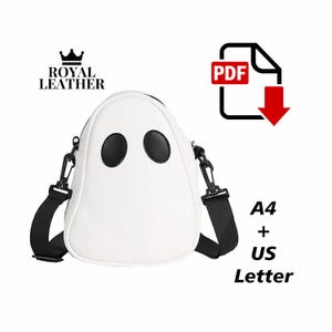 PDF Nähanleitung Halloween Geist Schulter Crossbody Taschenvorlage Digitales PDF Nähanleitung