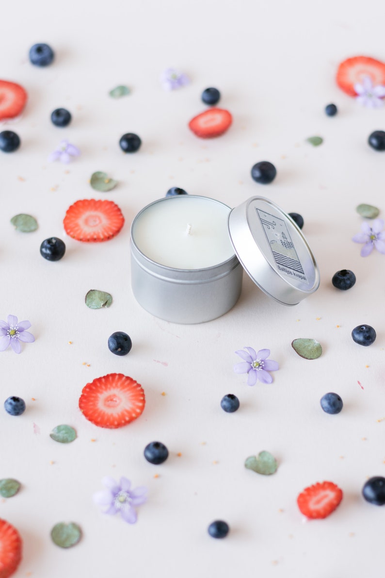 BERRY Scented NATURAL soy wax CANDLESGift for Her Mom Etsy