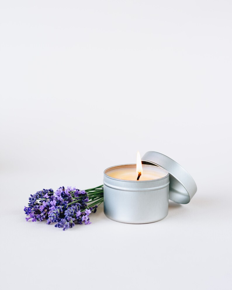 LAVENDER Scented Soy Wax Candle Natural Sustainable Gift Etsy