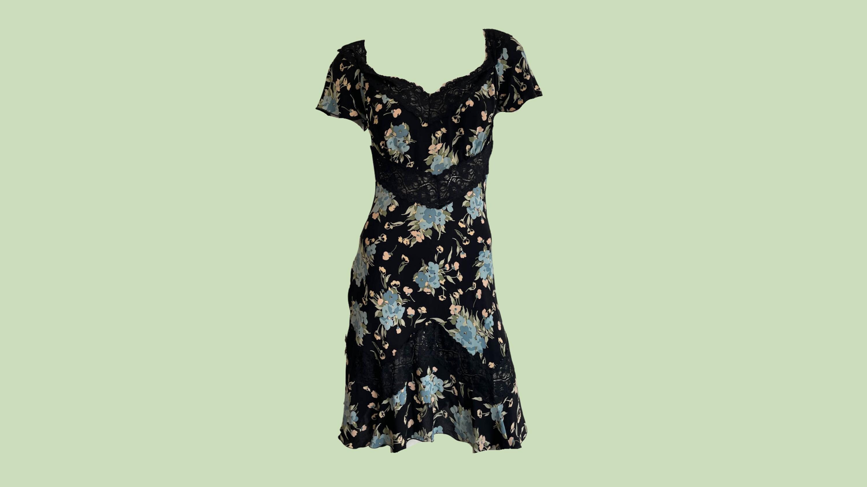 Betsey Johnson Black Floral Dress - Etsy