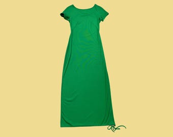 alberta ferretti green silk dress Alberta Ferretti Teal Green Silk Dress main image 1