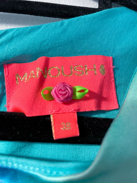 Manoush Designer Mini Dress, Fantasy Forest Print… - image 8