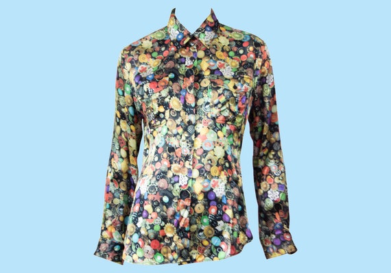 Vintage Moschino Jeans Print Silky 