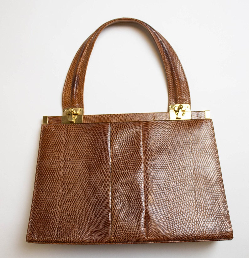 Vintage Jane Shilton Bag / Lizard Leather / Exotic Skin / Etsy