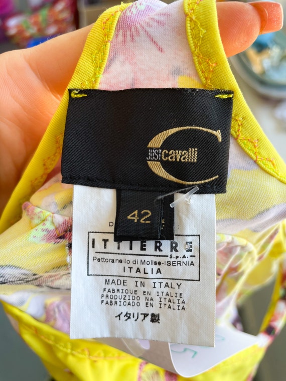 JUST cavalli イタリア製 クロップド丈 パンツ　y2k N1384 JUST cavalli イタリア製 クロップド丈 パンツ y2k N1384