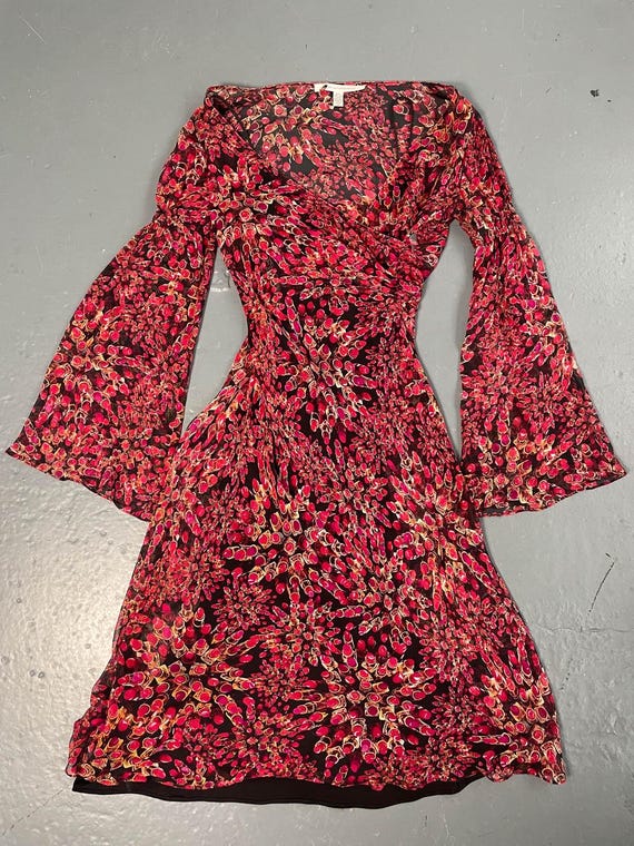 white christmas dresses Fortuna Silk Chiffon Dress – Diane von Furstenberg main image 0