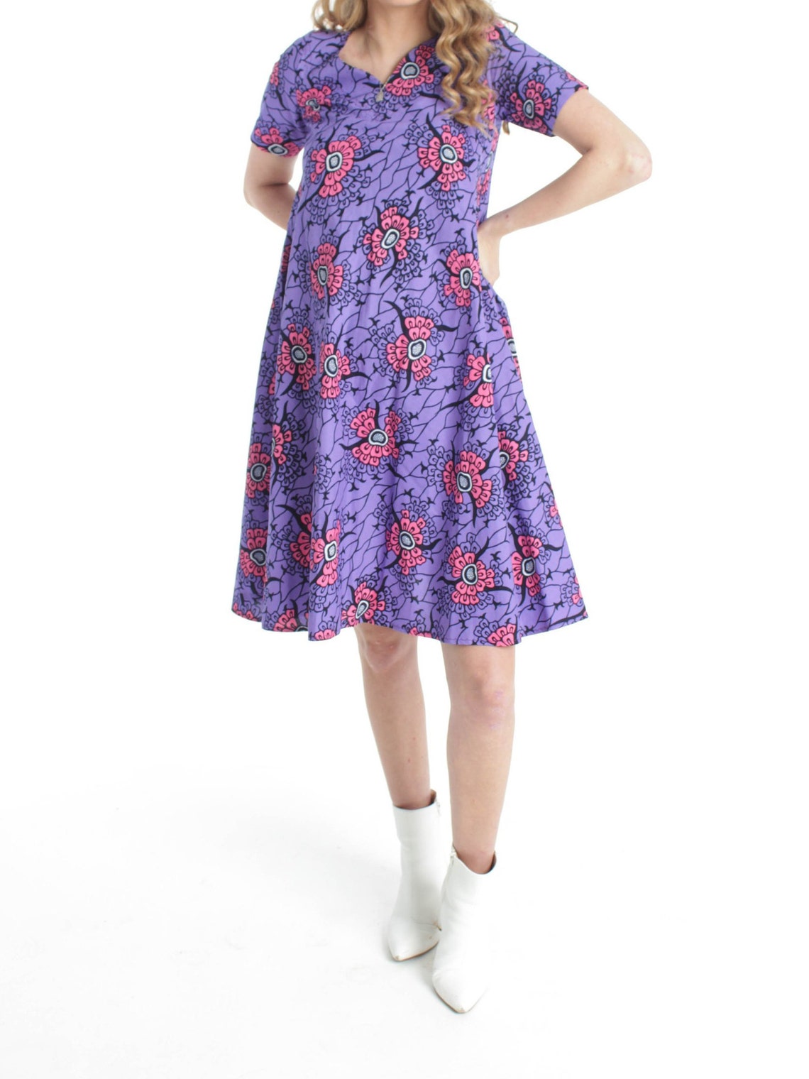 wax print dress