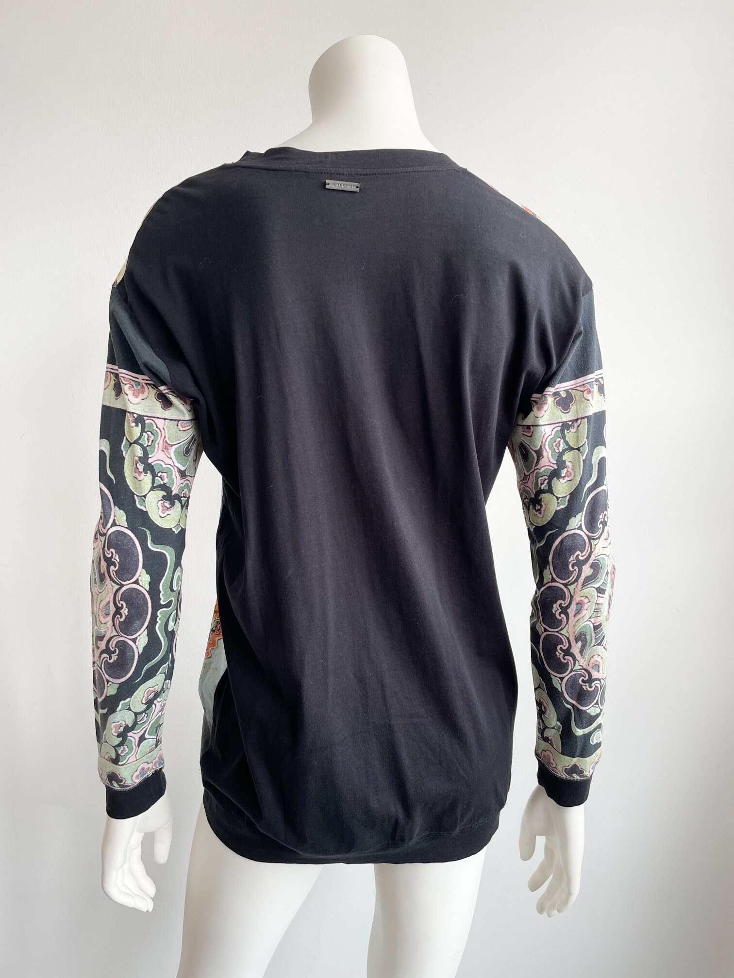 Vivienne Tam Buddha Print Sweater: Y2K Psychedelic Long Sleeve - Etsy