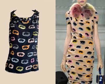 Vintage 90s D&G Tank Top, Dolce and Gabbana, Marie Antoinette