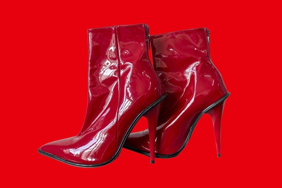 sexy patent boots
