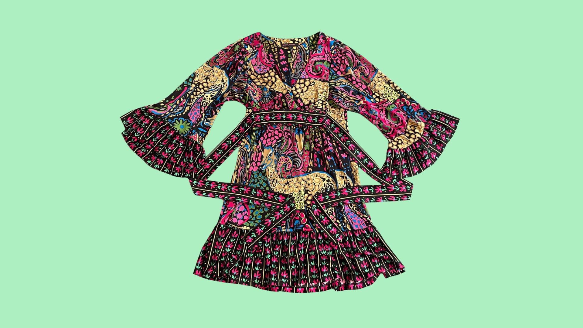 Betsey Johnson Black Floral Dress - Etsy