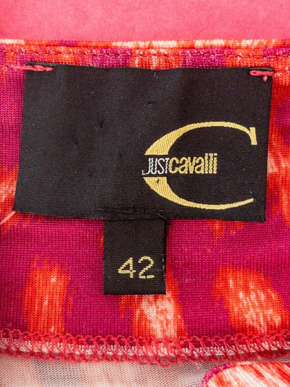 Just Cavalli logo print scoop neck body suit price in Doha Qatar