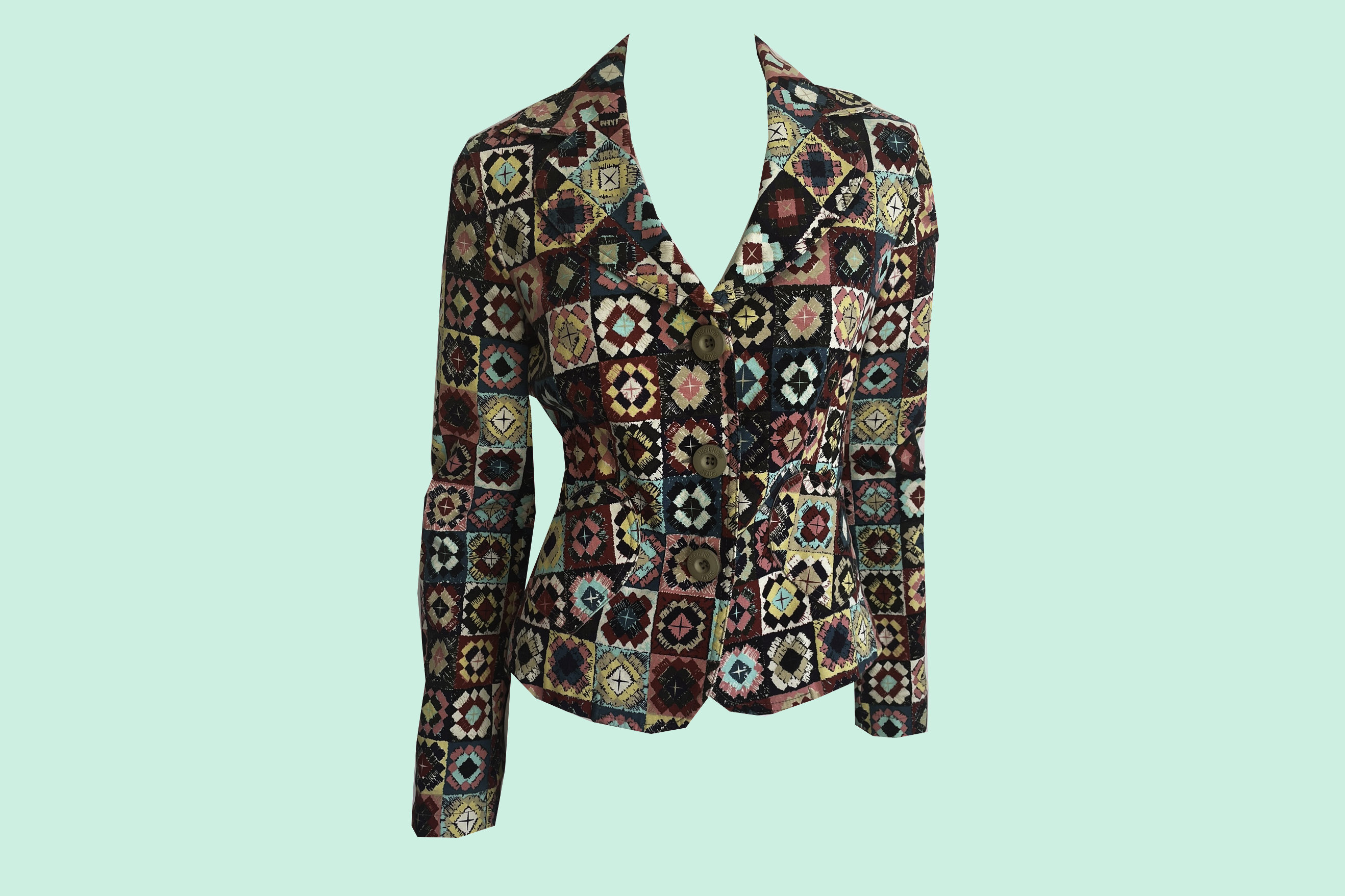 アウターその他 MOSCHINO COUTURE Woman Blazer Blue 05125512 0290 MOSCHINO Cheap and Chic Vintage Women Red Iconic Velvet