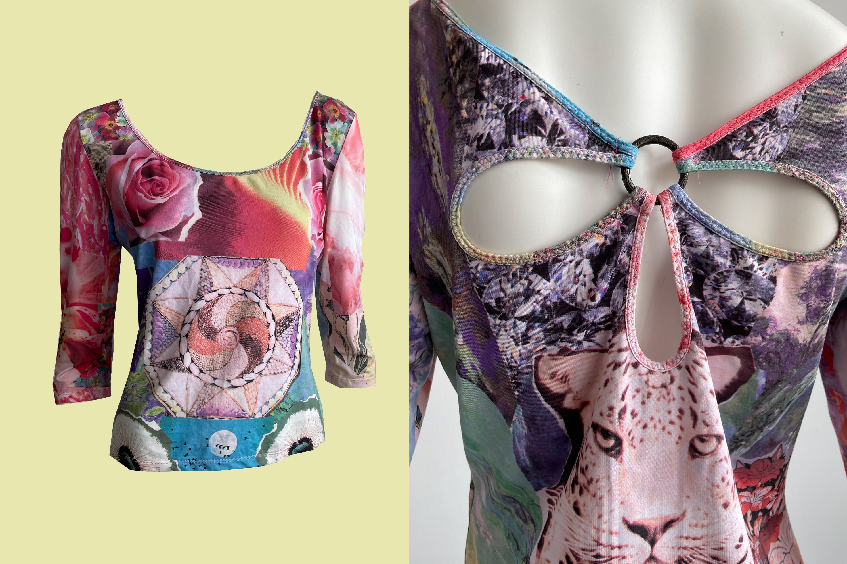 Roberto Cavalli Leopard Print Top - Etsy