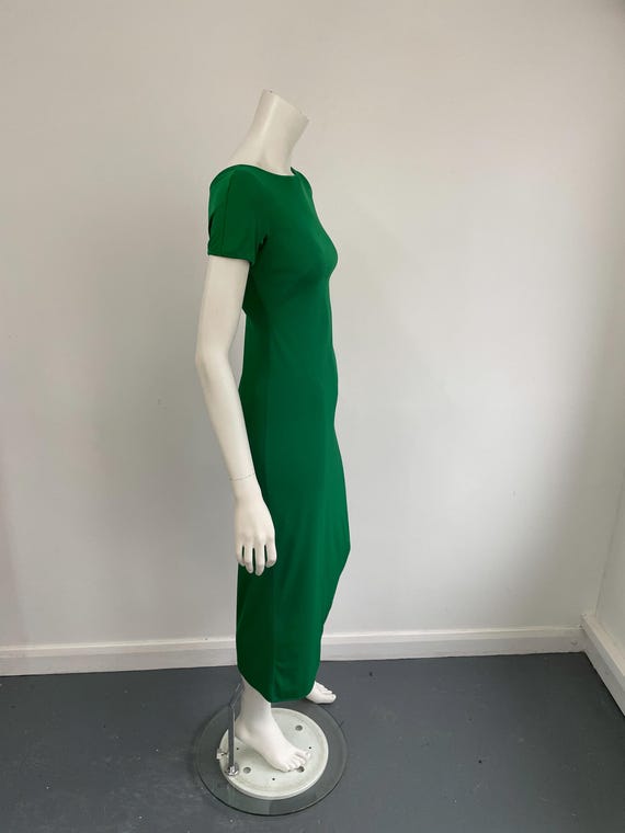 Philosophy Di Alberta Ferretti Maxi Dress, Emerald, Slim Fit, Short Sleeved, UK Size 8, Small Size