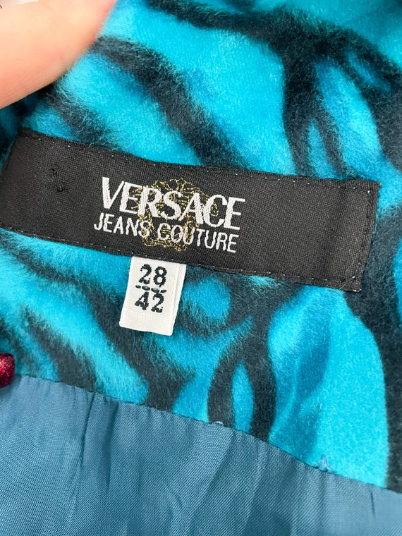 Y2K Versace Jeans Couture Mini Dress: Tiger Cheetah Print