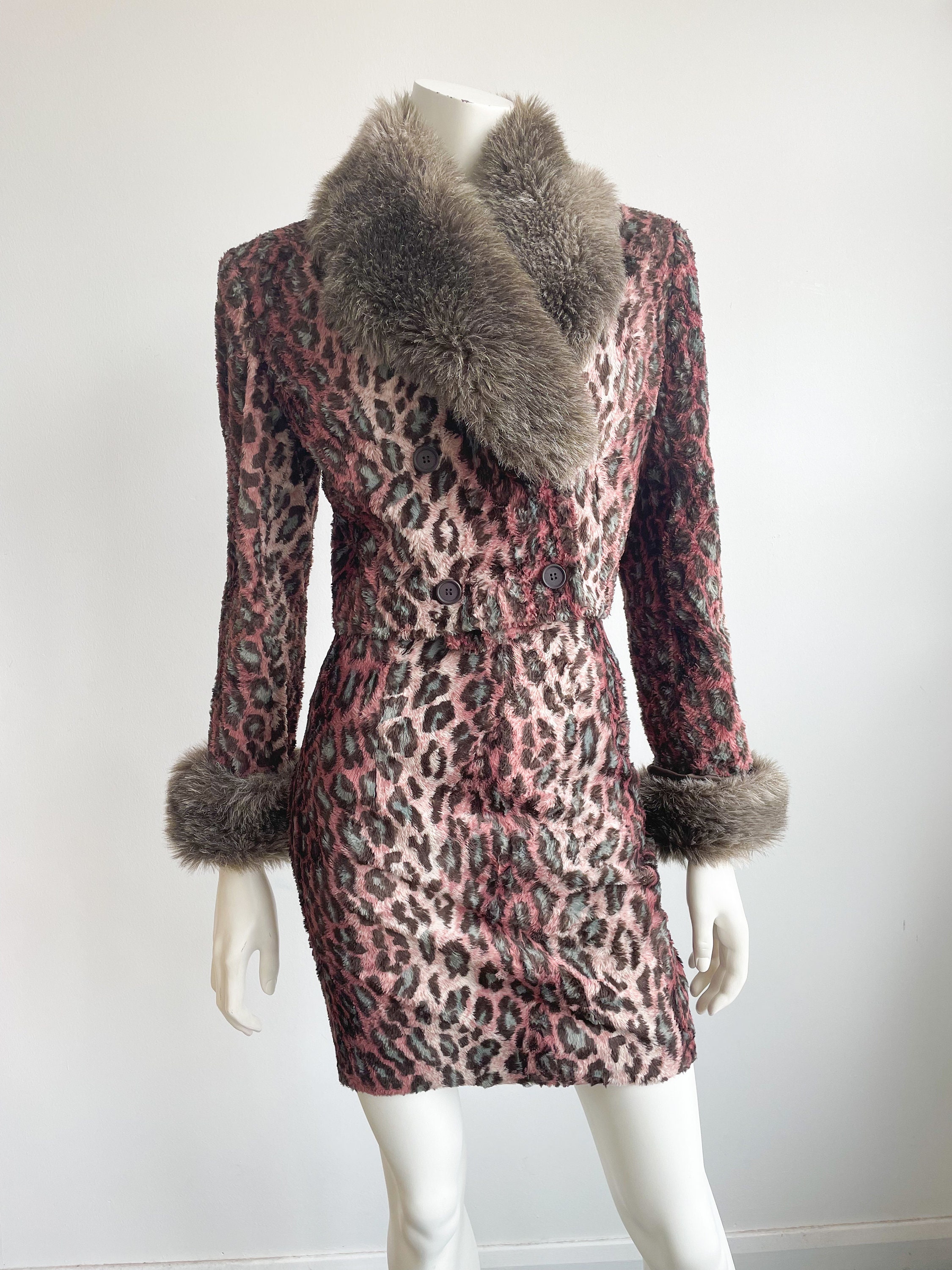 Ozbek Leopard Print Fur Two Piece, Co Ord, Skirt Suit, Cropped Suit Jacket, Fluffy Cuffs, Faux Fur, Pink, Blue and Beige, 1980s, 80s - Etsy UK Ozbek Leopard Print Fur Two Piece, Co Ord, Skirt Suit, Cropped Suit Jacket, Fluffy Cuffs, Faux Fur, Pink, Blue and Beige, 1980s, 80s - Etsy UK