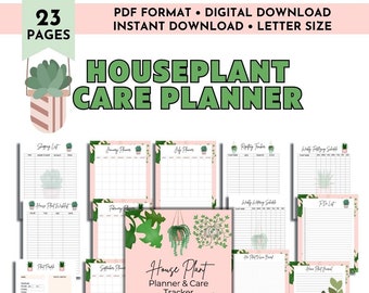 Planer, Zimmerpflanzen Pflegeplaner, Zimmerpflanzen Planer, Zimmerpflanzen Planer, Zimmerpflanzen Planer, Garten Checkliste