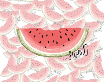 Watermelon Stickers, Fruit Stickers, Support Local Farms, Waterproof Sticker. Farmers Market Sticker, Support Agriculture Sticker