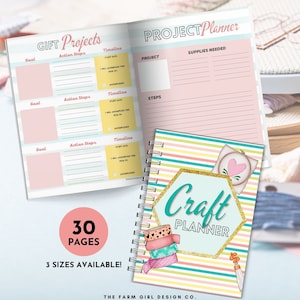 Craft Project Binder, Craft Planner, Craft Project Planner PDF, Craft ...