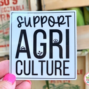 Farming Sticker Pack, Support Local Farms Sticker Bundle, No Farms No Food Sticker, Waterproof Stickers, Agriculture Sticker, Ag Decals image 2