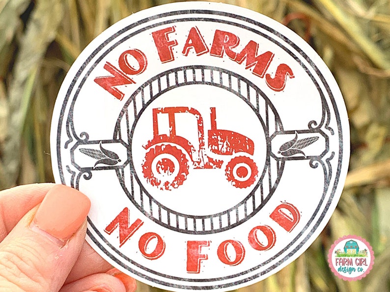 Farming Sticker Pack, Support Local Farms Sticker Bundle, No Farms No Food Sticker, Waterproof Stickers, Agriculture Sticker, Ag Decals image 7